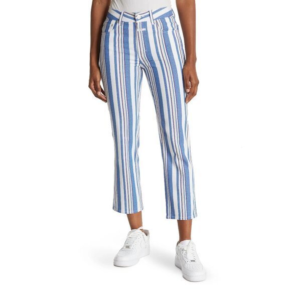 **CLOSET CLEAROUT** 
Closed Gloria Stripe Jeans - Picture 1 of 3